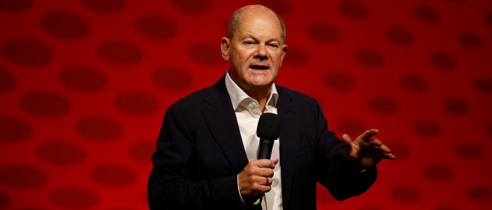 Bundeskanzler Olaf Scholz soll die SPD auch in der kommenden Bundestagswahl als Spitzenkandidat anführen.