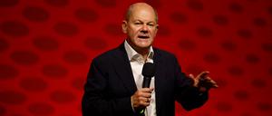 Bundeskanzler Olaf Scholz soll die SPD auch in der kommenden Bundestagswahl als Spitzenkandidat anführen.