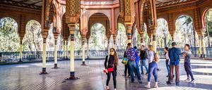 Der farbenfrohe Kiosco Morisco bildet das Herzstück des Alameda-Parks. 