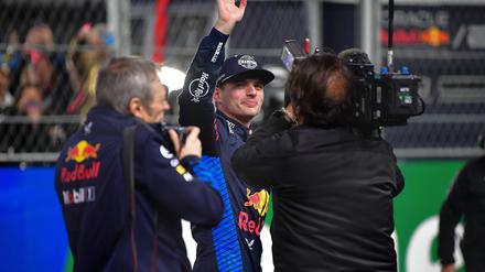 Ich wieder. Max Verstappen in Vegas. 