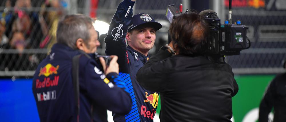 Ich wieder. Max Verstappen in Vegas.