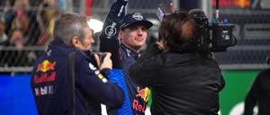 Ich wieder. Max Verstappen in Vegas. 