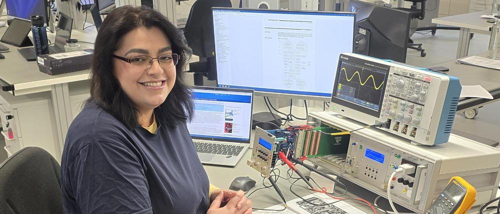 Name: Armina Z., Alter: 40, Betrieb: BVG, Ausbildung zur: Elektronikerin für Informations- und Systemtechnik bei der BVG.