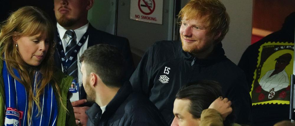 Popstar Ed Sheeran ist seit August Minderheitseigner bei Ipswich Town.