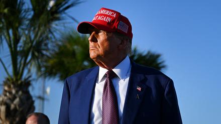 Der designierte US-Präsident Donald Trump am 19. November in Brownsville, Texas