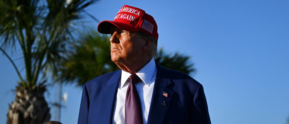 Der designierte US-Präsident Donald Trump am 19. November in Brownsville, Texas