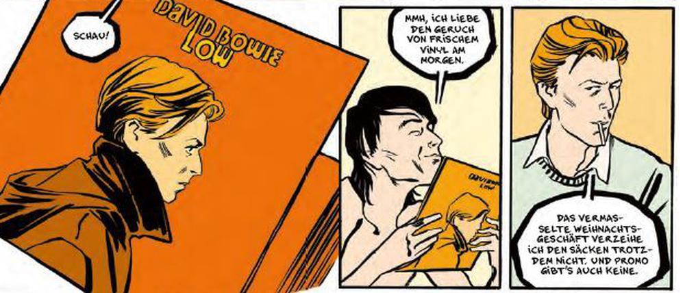 Die Plattenfirma brachte Bowies Album „Low“ im Januar heraus – das Weihnachtsgeschäft war dadurch dahin. 