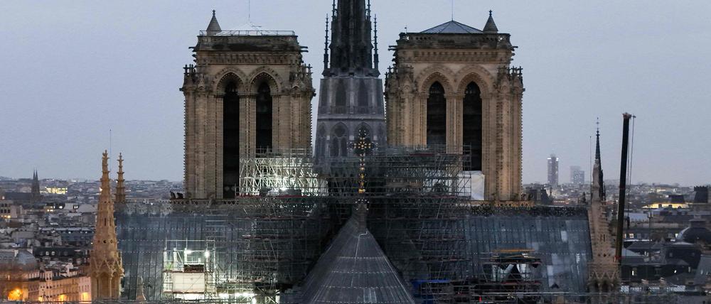 Bald wieder wie neu. Die Kathedrale Notre-Dame in Paris ist vor fünfeinhalb Jahren in Flammen aufgegangen.