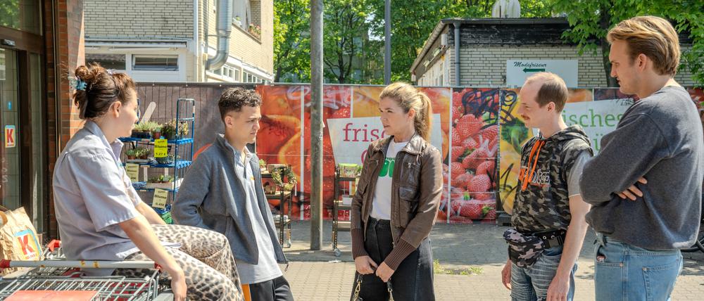 Anke Engelke ist in der vierten Staffel der Serie „Die Discounter“ als Gaststar dabei.