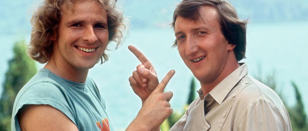 Unter dem Titel „Die Supernasen“ betreiben die Entertainer Thomas Gottschalk und Mike Krüger ihren Podcast nur noch bis Mitte Dezember. (Archivfoto)