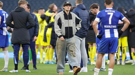Falsches Trikot. Fabian Reese war am vergangenen Wochenende bei Herthas 2:2 gegen Ulm nur Zuschauer. Doch damit soll es nun vorbei sein.