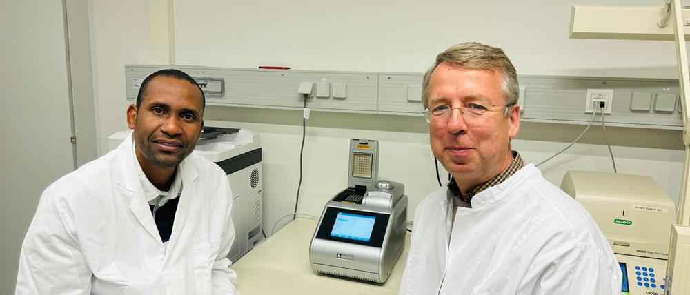 Khalid Mohammedsalih und Georg von Samson-Himmelstjerna