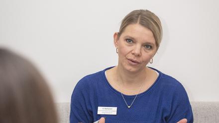 Psychotherapeutin im Gespräch