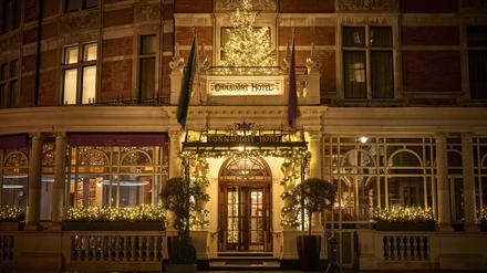 Eingang zum Hotel The Connaught in London