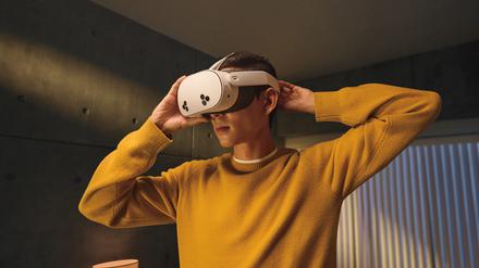 Das Virtual-Reality-Headset Meta Quest 3