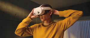 Das Virtual-Reality-Headset Meta Quest 3