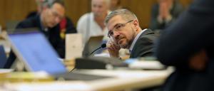 Mike Schubert, Oberbürgermeister Potsdam, in der Stadtverordnetenversammlung