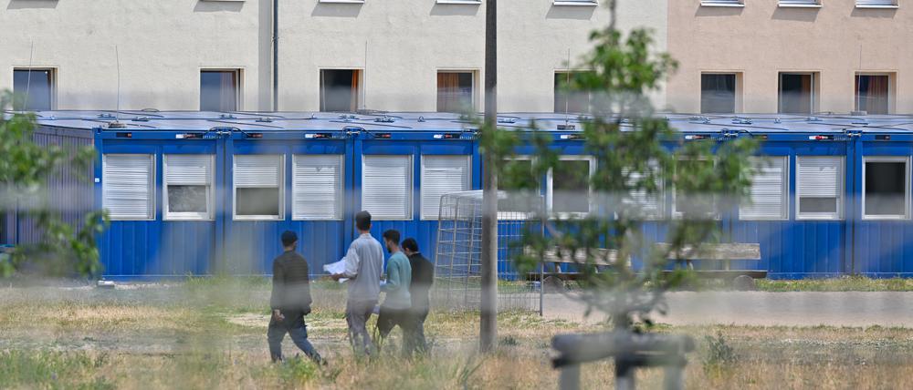 Das Gelände der Zentralen Ausländerbehörde (ZABH) und Erstaufnahmeeinrichtung des Landes Brandenburg.
