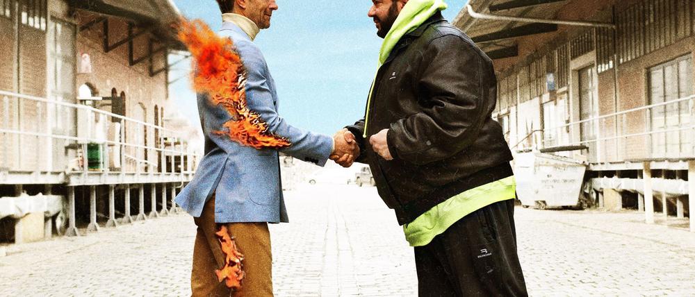 Bei diesem Bild dürften sich manche an ein berühmtes Pink-Floyd-Cover erinnert fühlen.