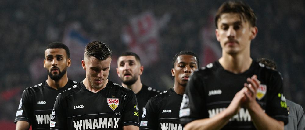 Oje. Das Stuttgarter Team nach dem Spiel. 