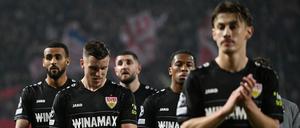 Oje. Das Stuttgarter Team nach dem Spiel. 