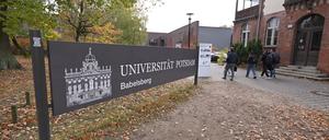 Der Campus Griebnitzsee der Uni Potsdam. 