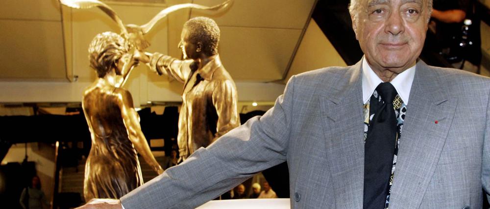 Seinem Sohn Dodi und dessen Partnerin Diana errichtete Mohamed Al-Fayed ein Denkmal. (Archivbild)