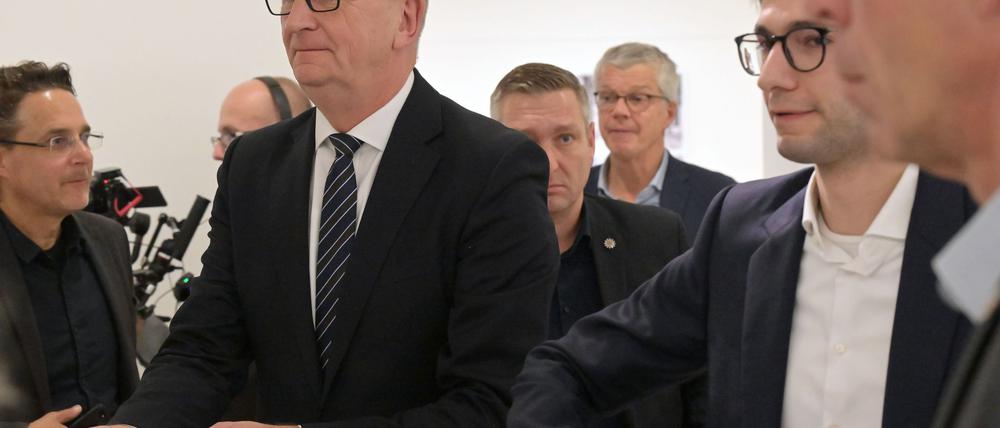 Die SPD will bei Regionalkonferenzen mit ihren Mitgliedern über den Koalitionsvertrag mit dem BSW diskutieren. (Archivbild) 