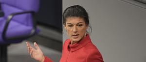 Sahra Wagenknecht sieht die Stationierung von Arrow-3-Raketen in Brandenburg kritisch – will aber die geplante Koalition mit der SPD darüber nicht platzen lassen (Archivbild).