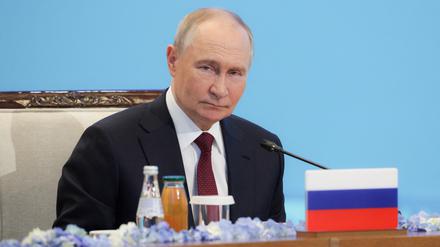 Wladimir Putin beim OVKS-Gipfel in Kasachstan am 28. November 2024.