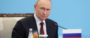 Wladimir Putin beim OVKS-Gipfel in Kasachstan am 28. November 2024.