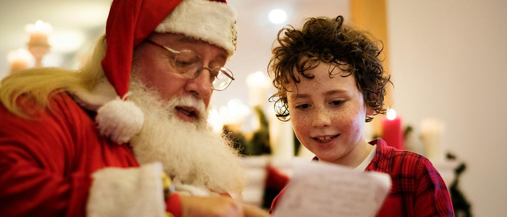 Entscheidendes Kriterium für einen Miet-Weihnachtsmann: Kinderaugen zum Leuchten bringen wollen.
