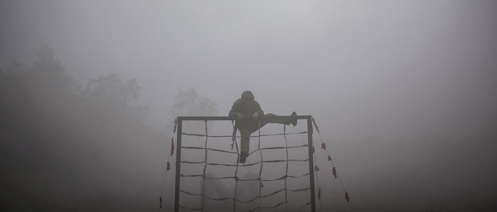 Ukrainische Rekruten trainieren im Gebiet Donezk (Symbolfoto).