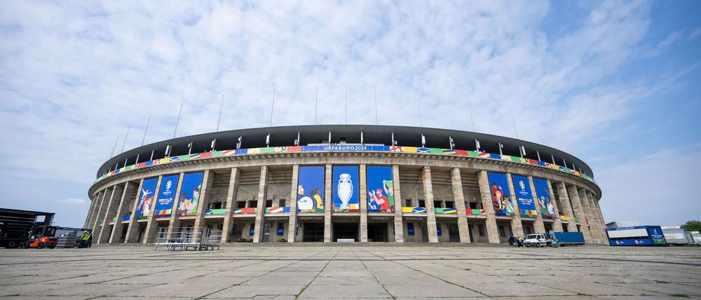 Auch bei der EM der Männer im vergangenen Sommer war Berlin Spielort.