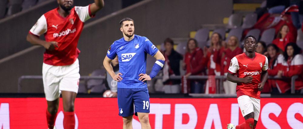 Hoffenheim und David Jurasek: machtlos in Braga