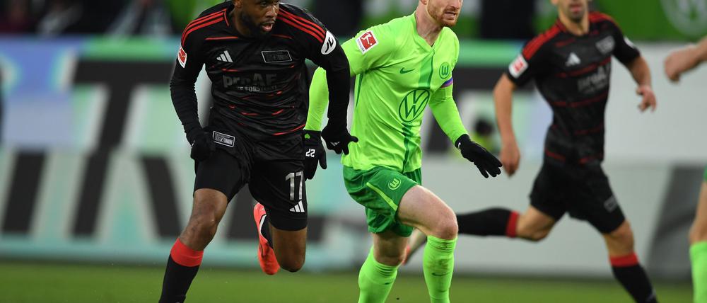 Der Angriff der Köpenicker um Jordan (l.) tut sich in dieser Saison schwer.