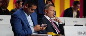 FDP-Chef Christian Lindner und sein Generalsekretär Bijan Djir-Sarai.