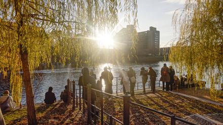 Goldener Herbst am Urbanhafen in Berlin-Kreuzberg. (Symbolbild)
