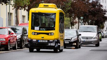 Tests mit autonomen Bussen gab es seit 2019 bereits in Berlin-Tegel. (Archivbild)
