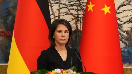 Annalena Baerbock in China. 