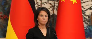 Annalena Baerbock in China. 
