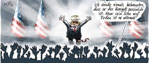 Eine Trump-Karikatur aus dem aktuellen Stuttmann-Jahresrückblick.