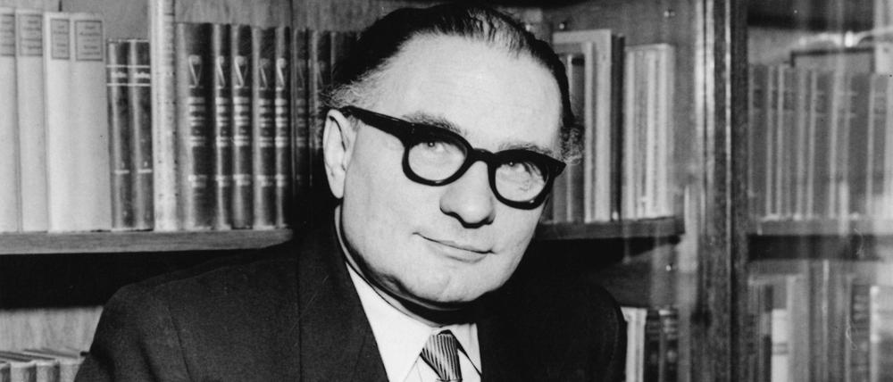 Walther Karsch, Theaterkritiker, Mitbegründer und Herausgeber des Tagesspiegel Berlin. Aufnahmedatum: 1950er Jahre..