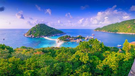 Koh Nang Yuan, eine Insel wie aus dem Katalog.