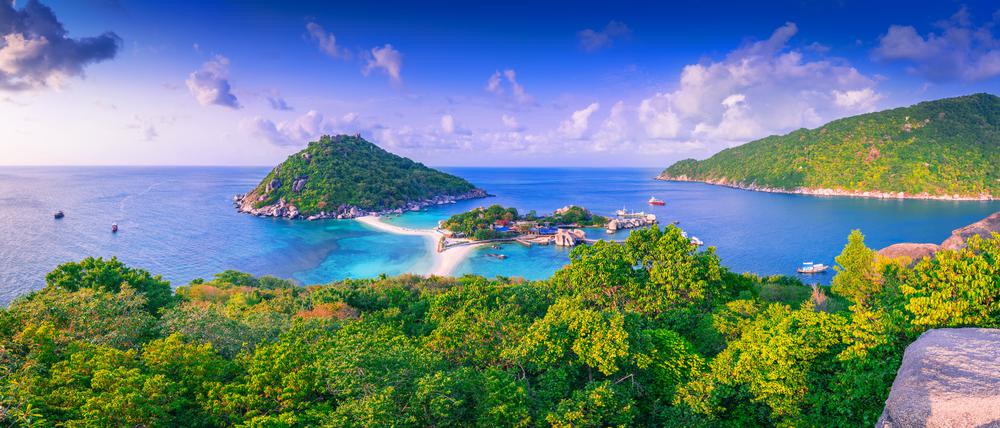 Koh Nang Yuan, eine Insel wie aus dem Katalog.