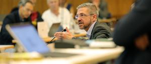 Mike Schubert, Oberbürgermeister Potsdam, in der Stadtverortnetenversammlung
