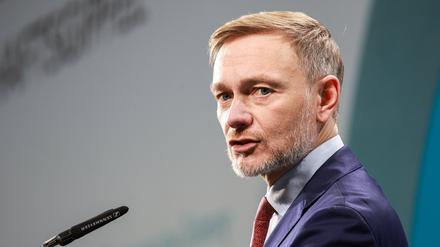 Christian Lindner (FDP), ehemaliger Bundesminister der Finanzen und FDP-Bundesparteivorsitzender.