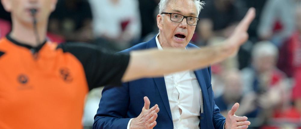 Für Trainer Gordon Herbert gab es mit den Bayern in Belgrad nichts zu holen.