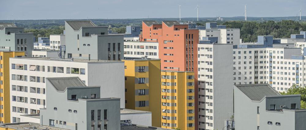 Wohnhäuser, Wilhelmsruher Damm, Märkisches Viertel, Reinickendorf, Berlin, Deutschland