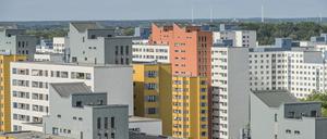 Wohnhäuser, Wilhelmsruher Damm, Märkisches Viertel, Reinickendorf, Berlin, Deutschland